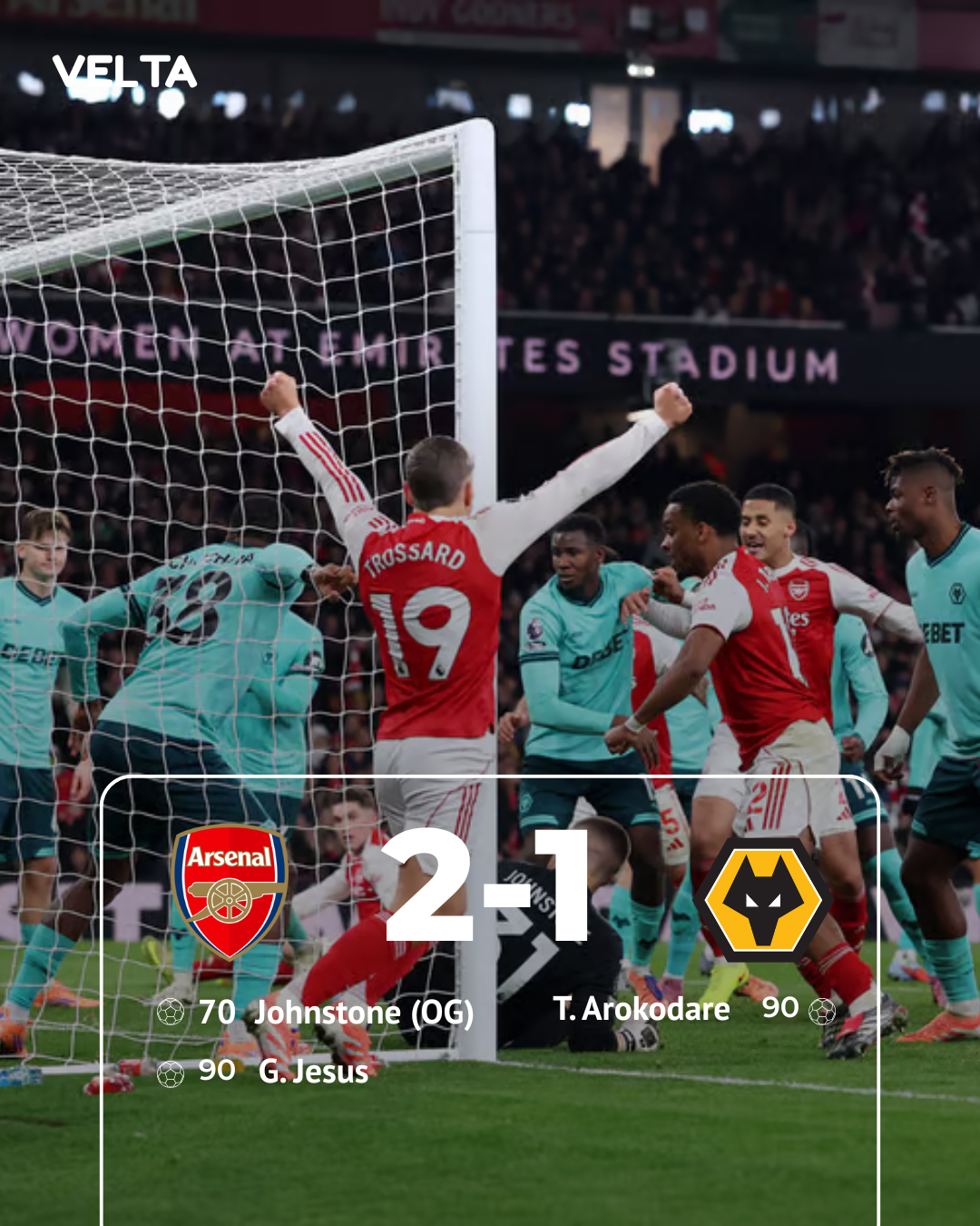 Arsenal vs Wolves