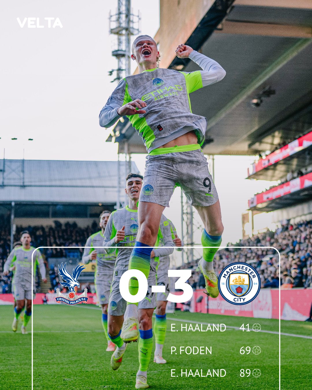 Crystal Palace vs Man City